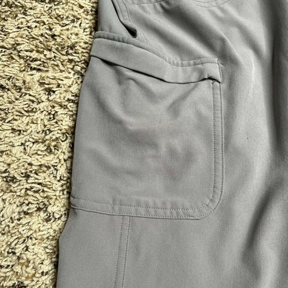 The North Face Hiking Pants Womens 10 Gray Recycled Material Outdoors Crop Capri - Picture 2 of 6